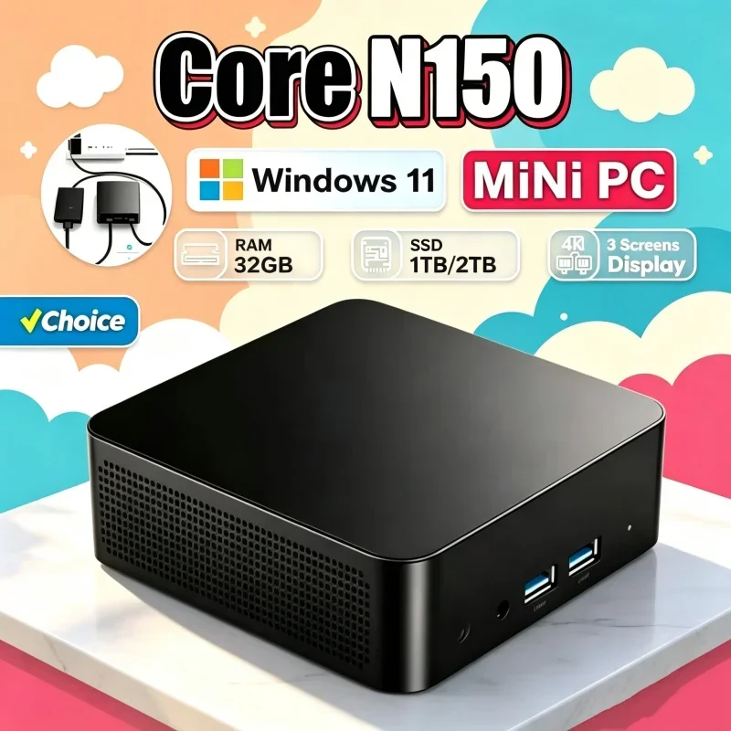Gaming Console Windows - 2026 Speedy Core N150 MINI PC