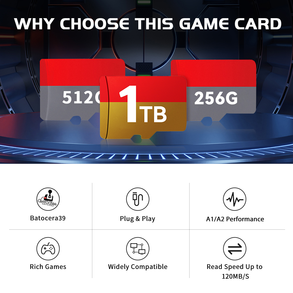 1TB Latest Batocera 39 OS TF G - Gaming Console Windows recension och pris