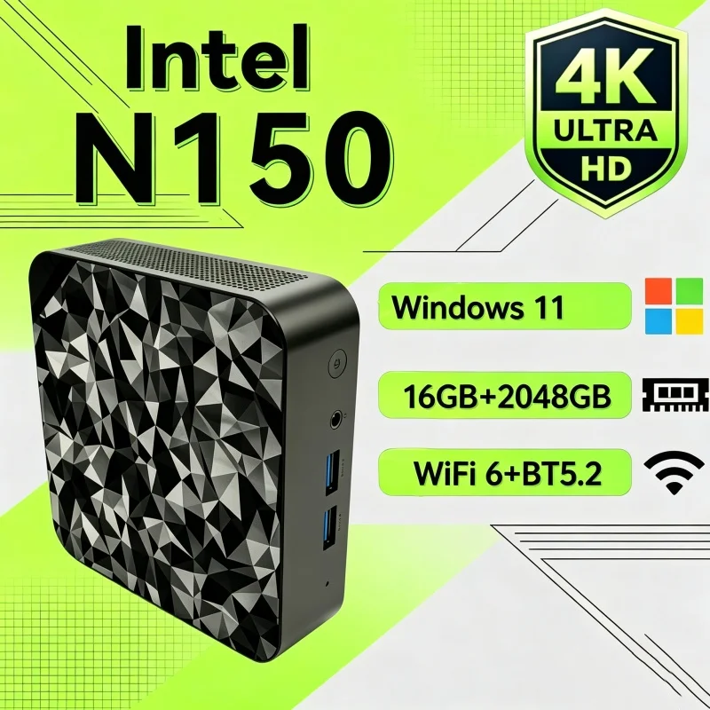 2026 Stellar Core N150 MINI PC - Gaming Console Windows recension och pris