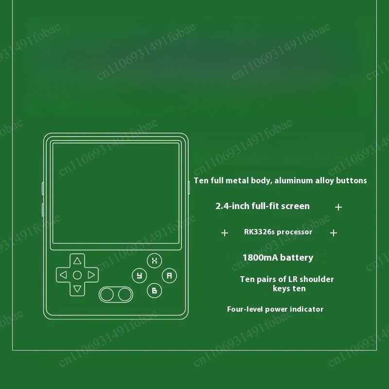 All Metal CNC Retro Handheld G - Gaming Console All recension och pris