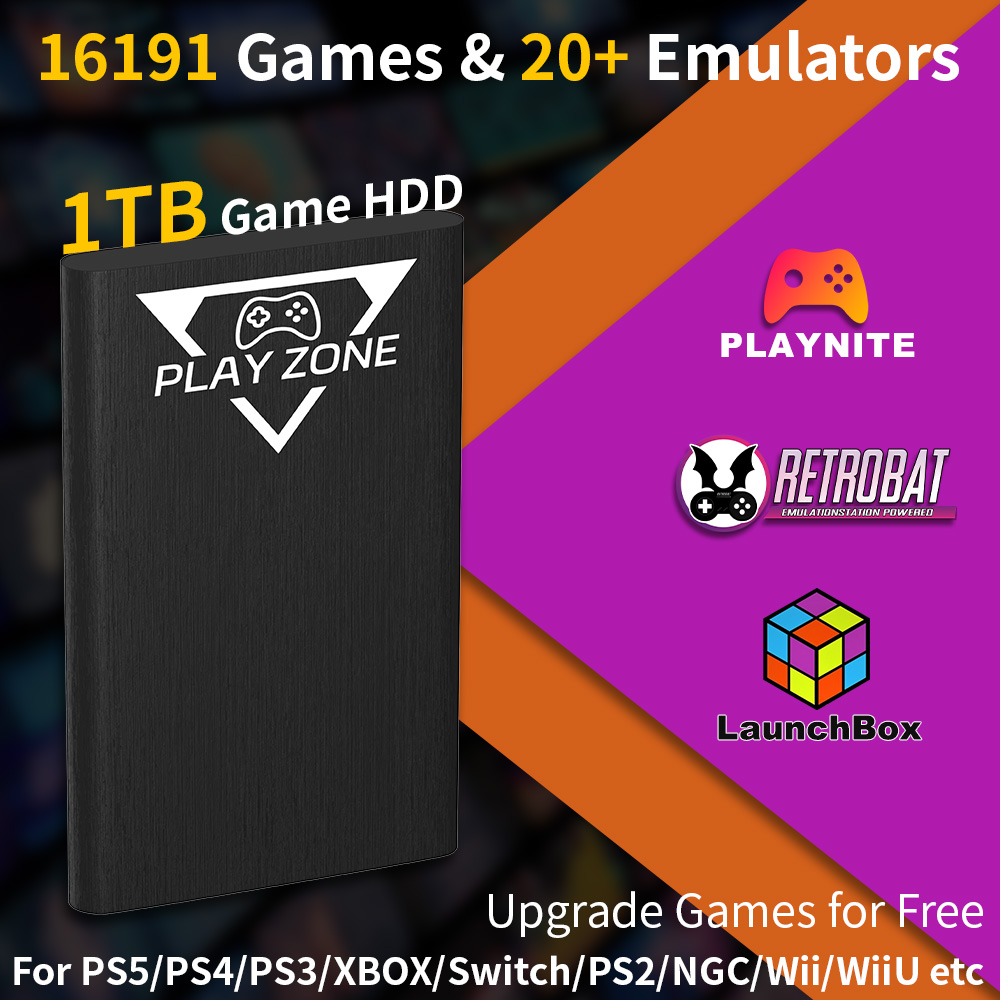 Play Zone 1TB Portable Gaming  - Gaming Console Game Zone recension och pris