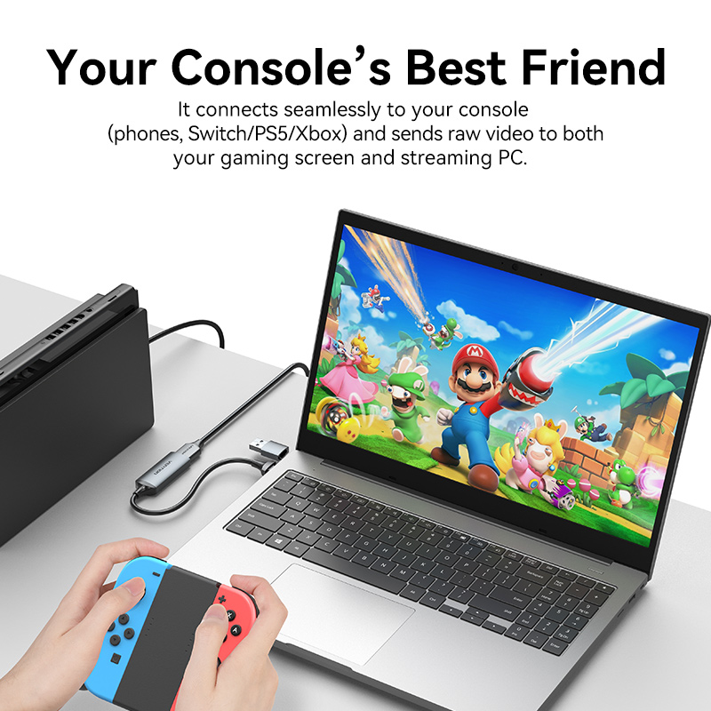 Vention Video Capture Card 4K  - Gaming Console With Phone recension och pris