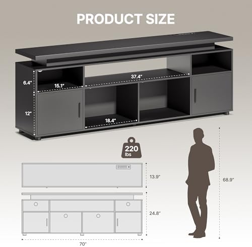 TV Stand, Entertainment Center - Gaming Console Entertainment Center recension och pris