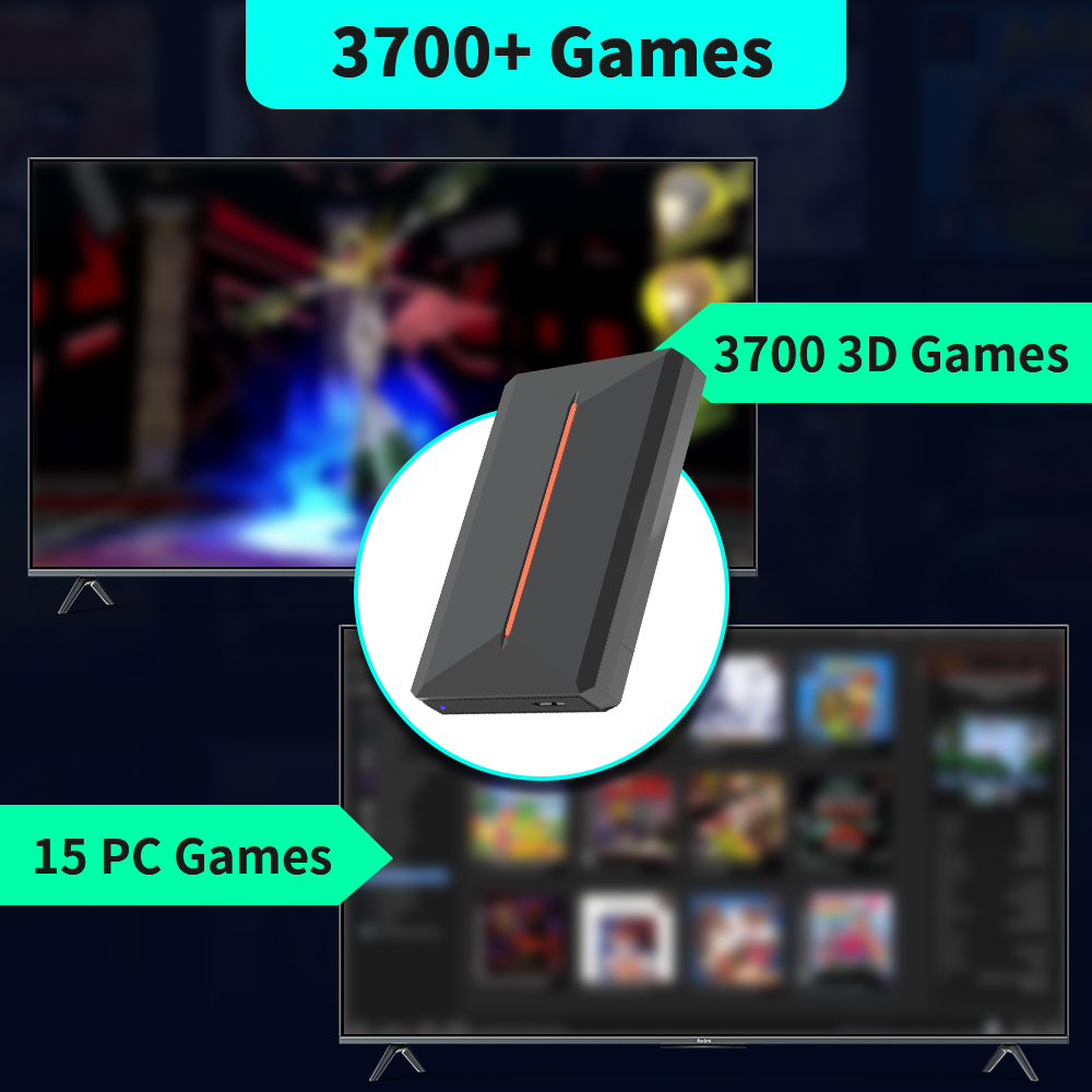 Launchbox OS 500GB Portable Ga - Gaming Console Windows recension och pris