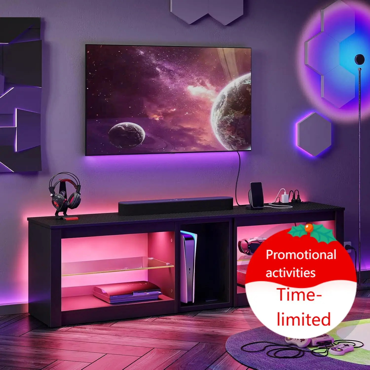 Entertainment Center for PS5 T - Gaming Console Entertainment Center recension och pris