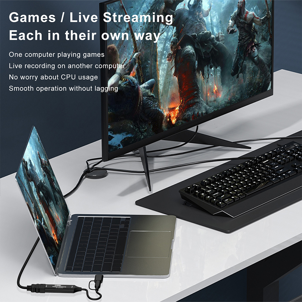 4K HDMI-compatible USB Video C - Gaming Console With Phone recension och pris